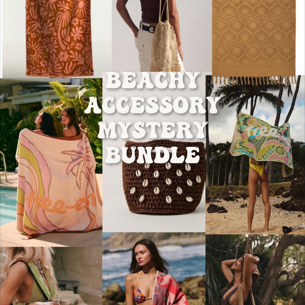 BEACHY BOHO ACCESSORY MYSTERY PIECE BUNDLE $1400 VALUE NWT!